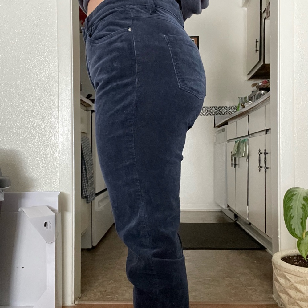 Navy Corduroy Pants